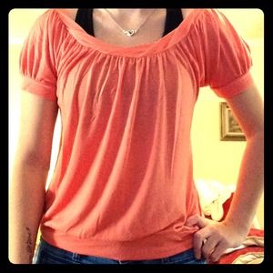 Forever 21 pink flowy top.