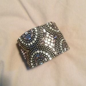 Rhinestone Cuff Bracelet