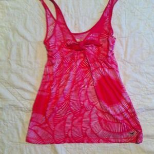 Pink tank top by Hollister. XS