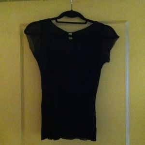 Double layer sheer top!