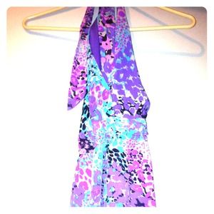 Floor length halter dress