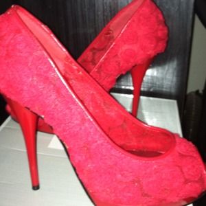Rose Peep toe