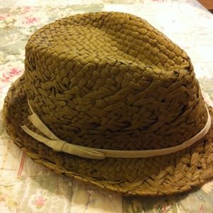 PACSUN STRAW FEDORA