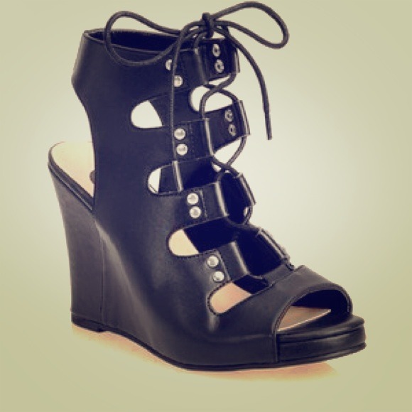 G by Guess Shoes - G by Guess Lace Up Wedge