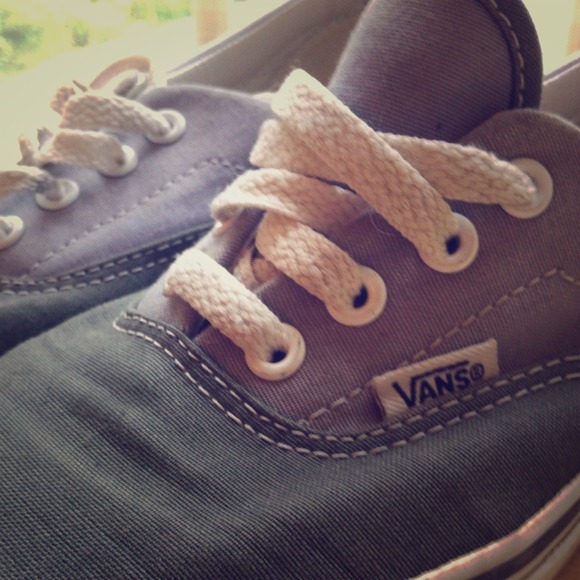 Two Tone Canvas Vans *reserved for trade*