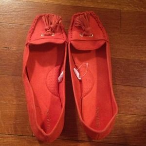 Merona target red loafers