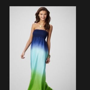 Lilly Pulitzer Dip Dye Maxi Dress