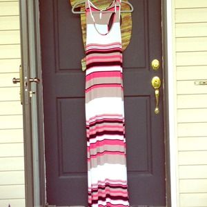 Striped Maxi