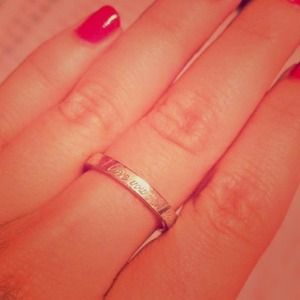 REDUCED!! Tiffany & Co. "I Love You" Promise Ring