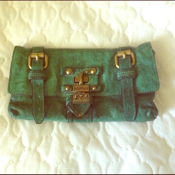 RESERVED!! Authentic juicy leather clutch