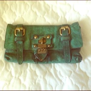 RESERVED!! Authentic juicy leather clutch