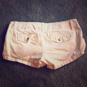 American Eagle white shorts size 0