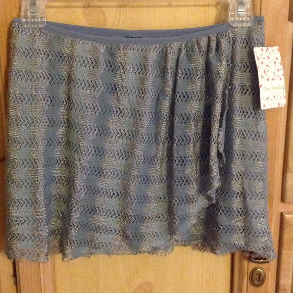 New w/tags Free people- grey-ish skirt