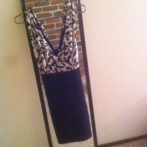 Cheetah print dress