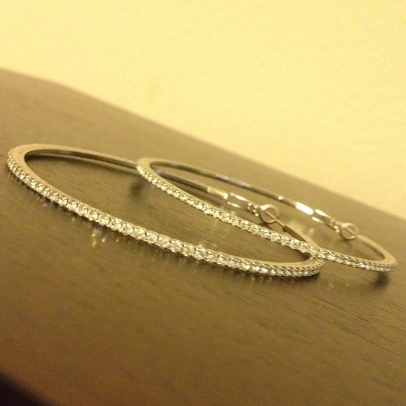 BUNDLE - Reduced!! Super cute crystal hoops!