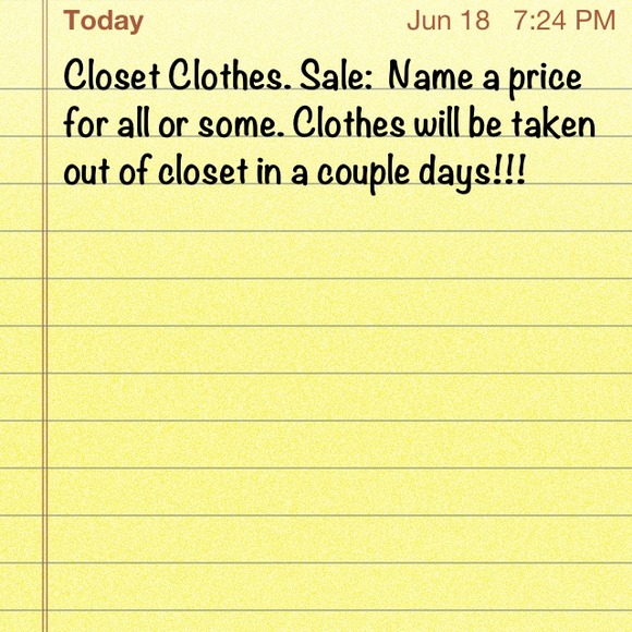 Clothes Sale