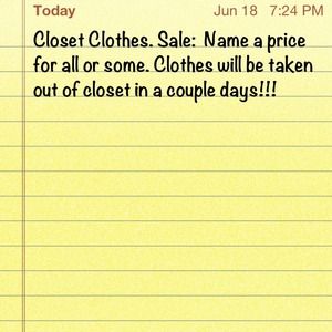 Clothes Sale