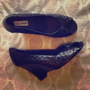 Steve Madden Leather Wedges