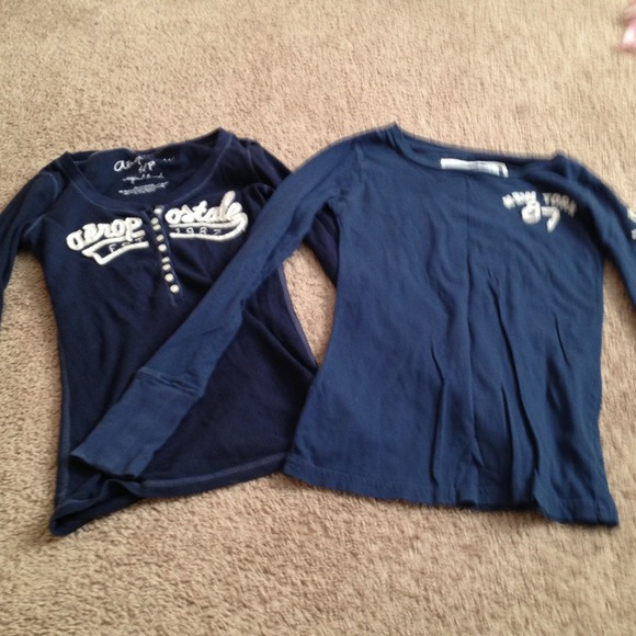 Two longsleve aero shirts