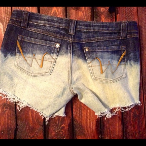 Denim Ombré Cut Offs - Picture 2 of 2