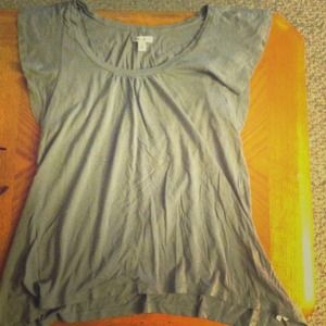Gray Butterfly Top