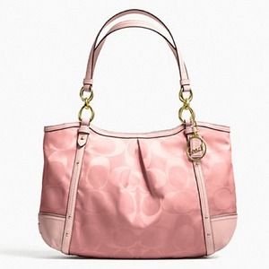 💯% Authentic Coach Pink Peach Tote