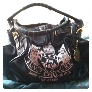 Authentic 💯Juicy couture in leather♥