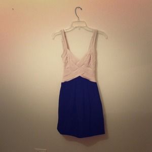 BCBG Classy Interwoven Cocktail Party Dress