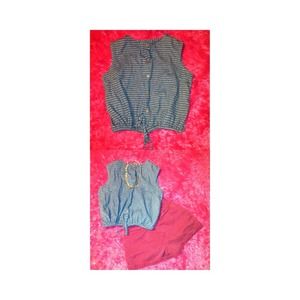 Christopher Banks Medium Croptop Button-up.