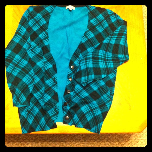Blue Argyle Sweater