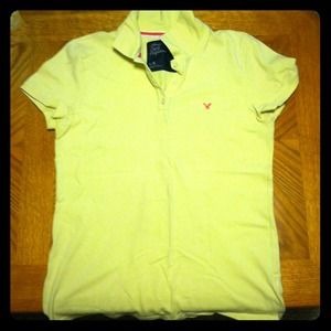 Yellow AE Polo