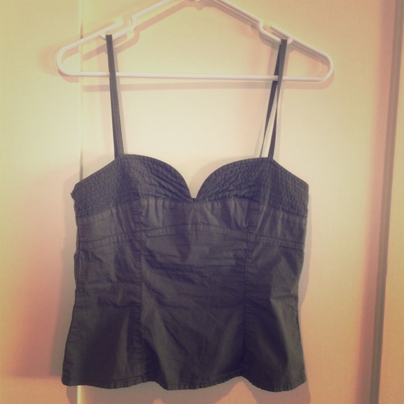 Emporio Armani army green top