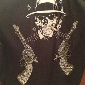 Men's blinged out shirt