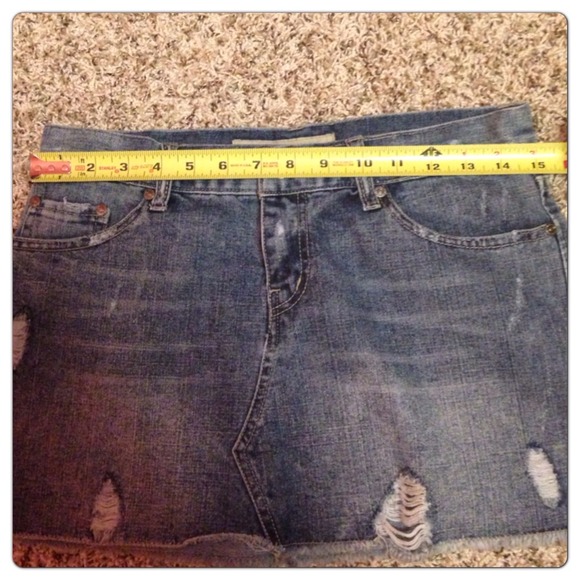 🔴SALE🔴 WET SEAL cute jean distress skirt💢💥❤ - Picture 4 of 4