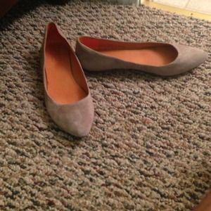 Taupe colored flats worn ONCE!!