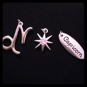 3 piece Swarovski charms