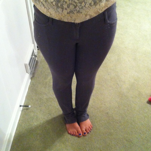Gray jeggings