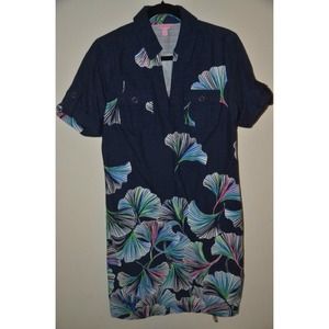 ❌SOLD❌REDUCED Lilly NWoT Apple Ginko-Print dress