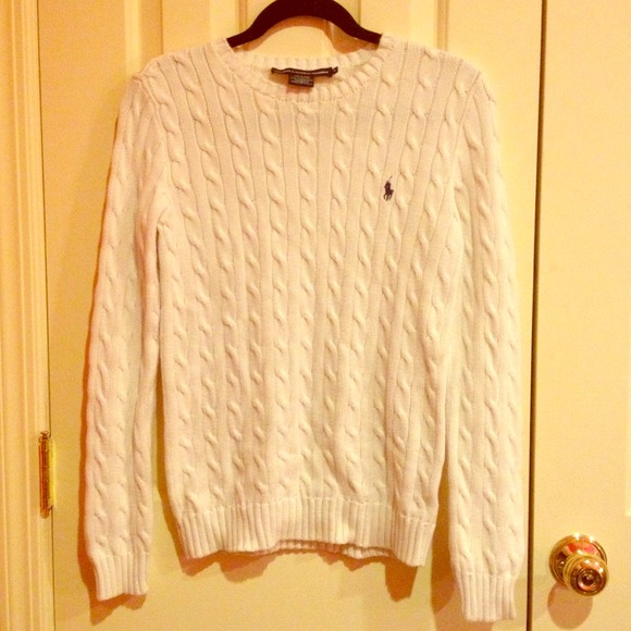 White Ralph Lauren Sport Sweater