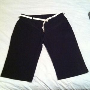 Black capri's and shorts