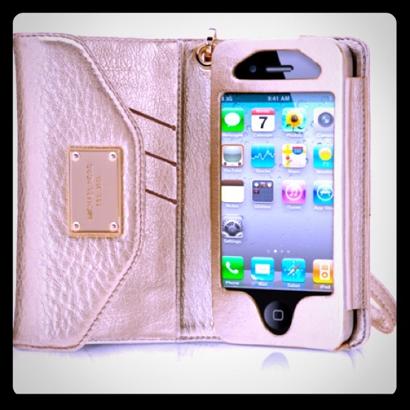 Michel Kors Cell Phone Holder/ clutch