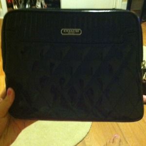 Coach IPad or Notebook Holder