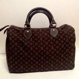 💥⭐Authentic Louis Vuitton Mini Lin Speedy 30⭐💥