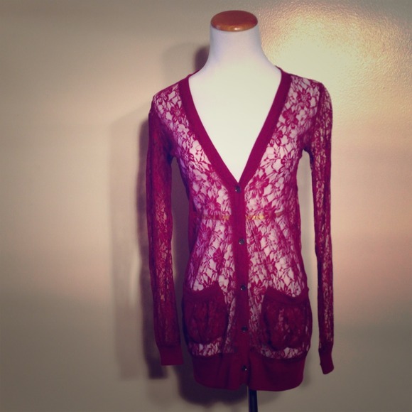 🚫sold🚫Lace-y Days Cardigan