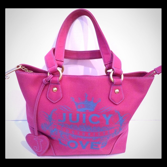**SOLD ON THREADFLIP**Used pink juicy couture tote