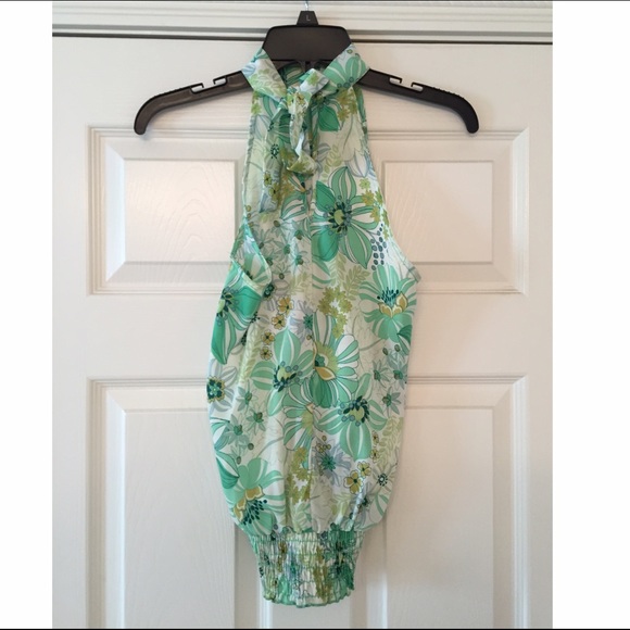 Forever 21 Tops - Forever 21 Floral Tie Top