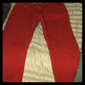 Red Skinny Jeans
