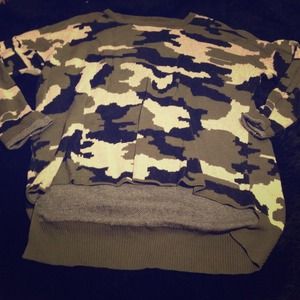 Comfy camo sweater from LF