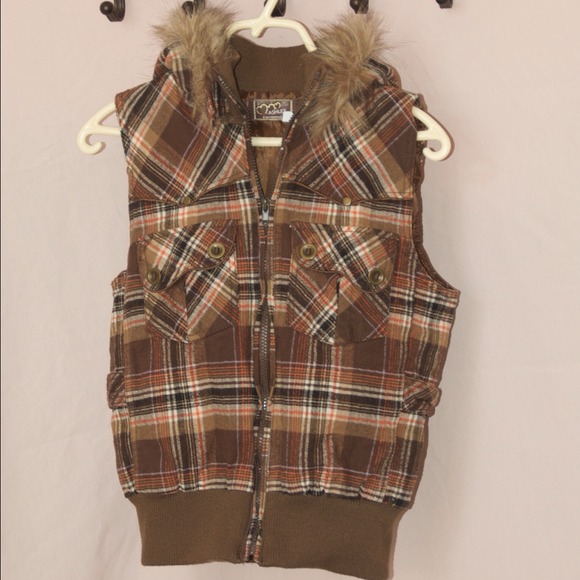 Plaid Vest