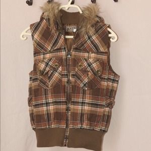 Plaid Vest